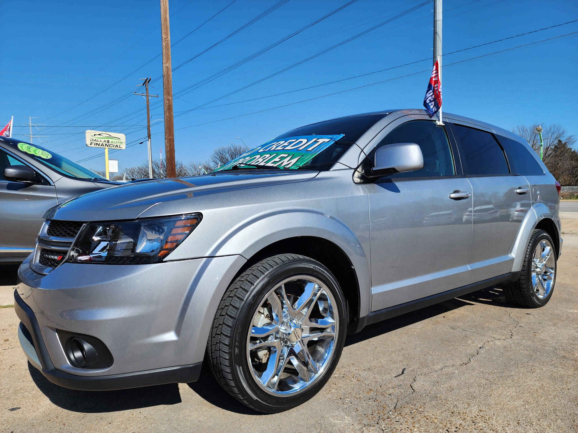 2019 SILVER Dodge Journey GT (3C4PDCEG3KT) with an 3.6L V6 DOHC 24V engine, 6A transmission, located at 2660 S.Garland Avenue, Garland, TX, 75041, (469) 298-3118, 32.885387, -96.656776 - Welcome to DallasAutos4Less, one of the Premier BUY HERE PAY HERE Dealers in the North Dallas Area. We specialize in financing to people with NO CREDIT or BAD CREDIT. We need proof of income, proof of residence, and a ID. Come buy your new car from us today!! This is a SUPER CLEAN 2019 DODGE JOUR - Photo #7